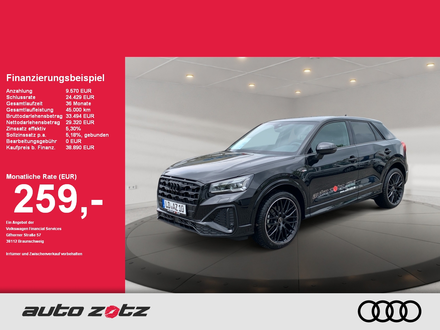 Q2 S line 35 TFSI S tronic ,S Line,PDC,Virtual