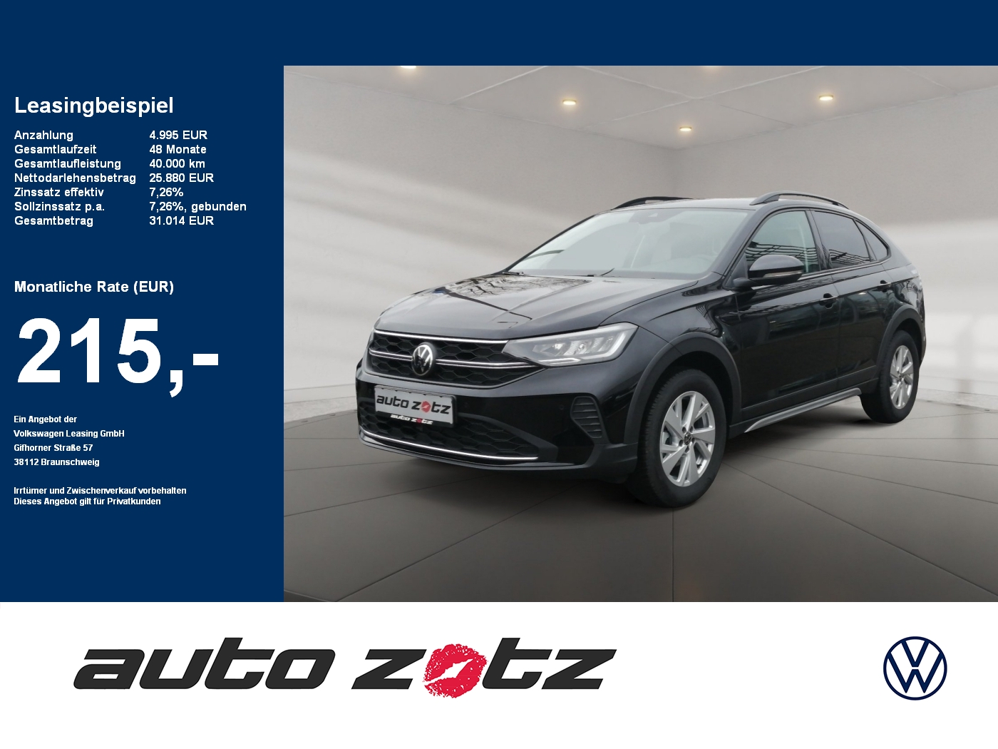 Taigo Life 1.0 l TSI OPF  5-Gang Kam.,PDC,LED,LM