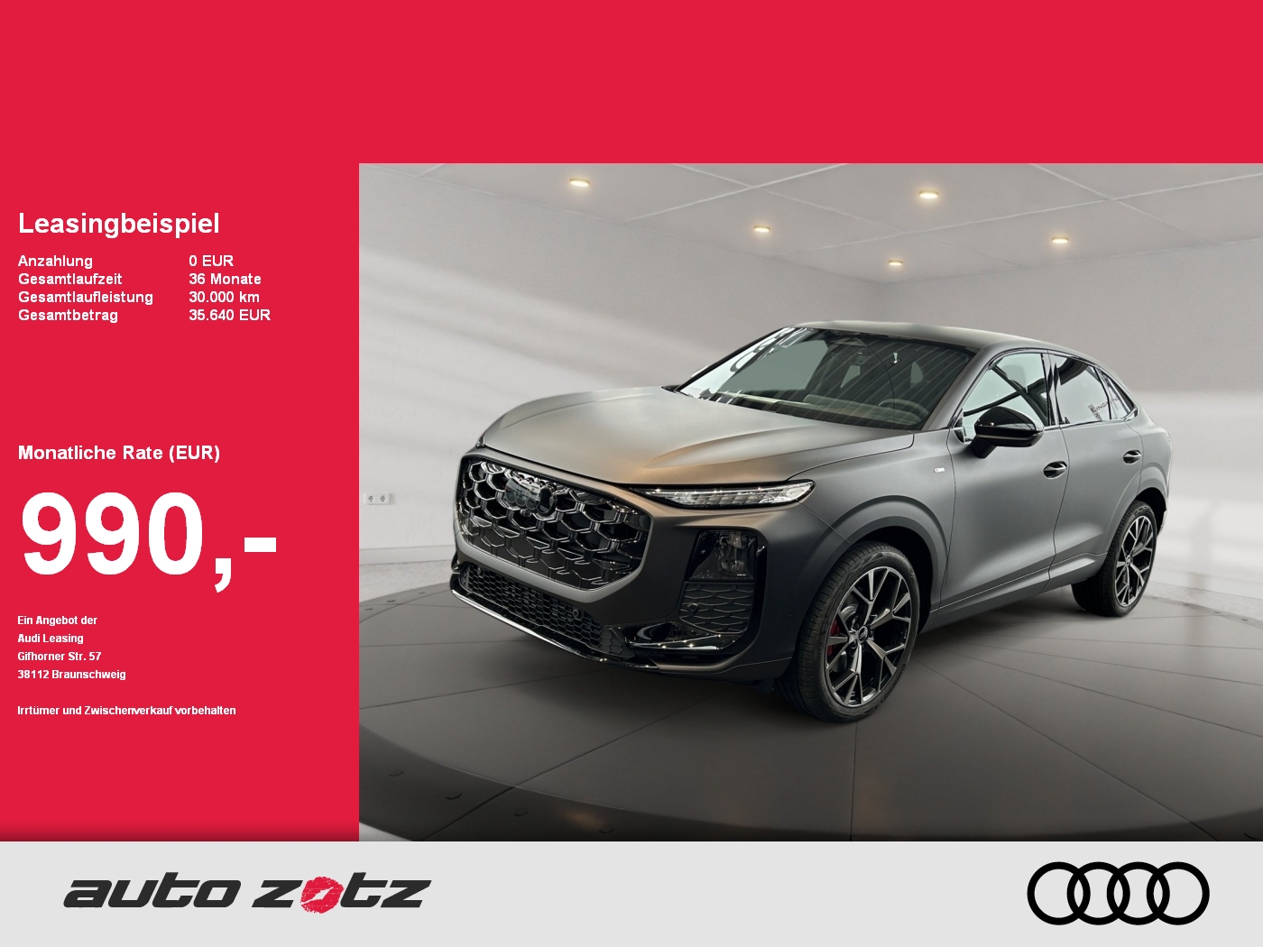 Q3 Sportback TFSI quattro S tronic S Line,matrix