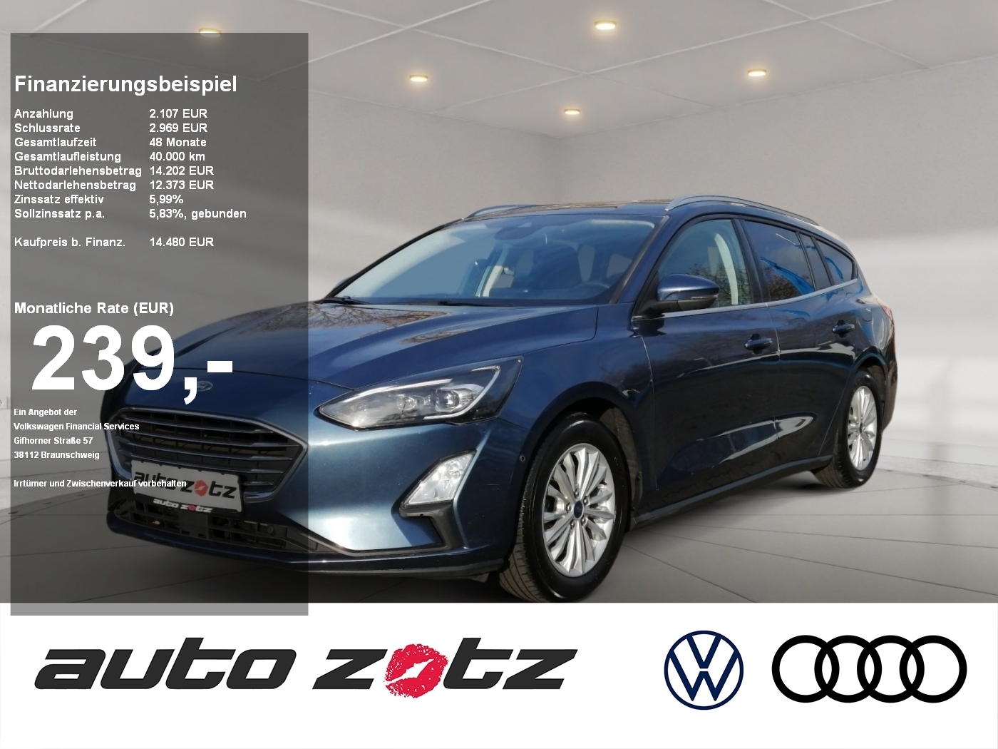 Focus 1.0 EcoBoost Hybrid Titanium S/S (EURO 6d)