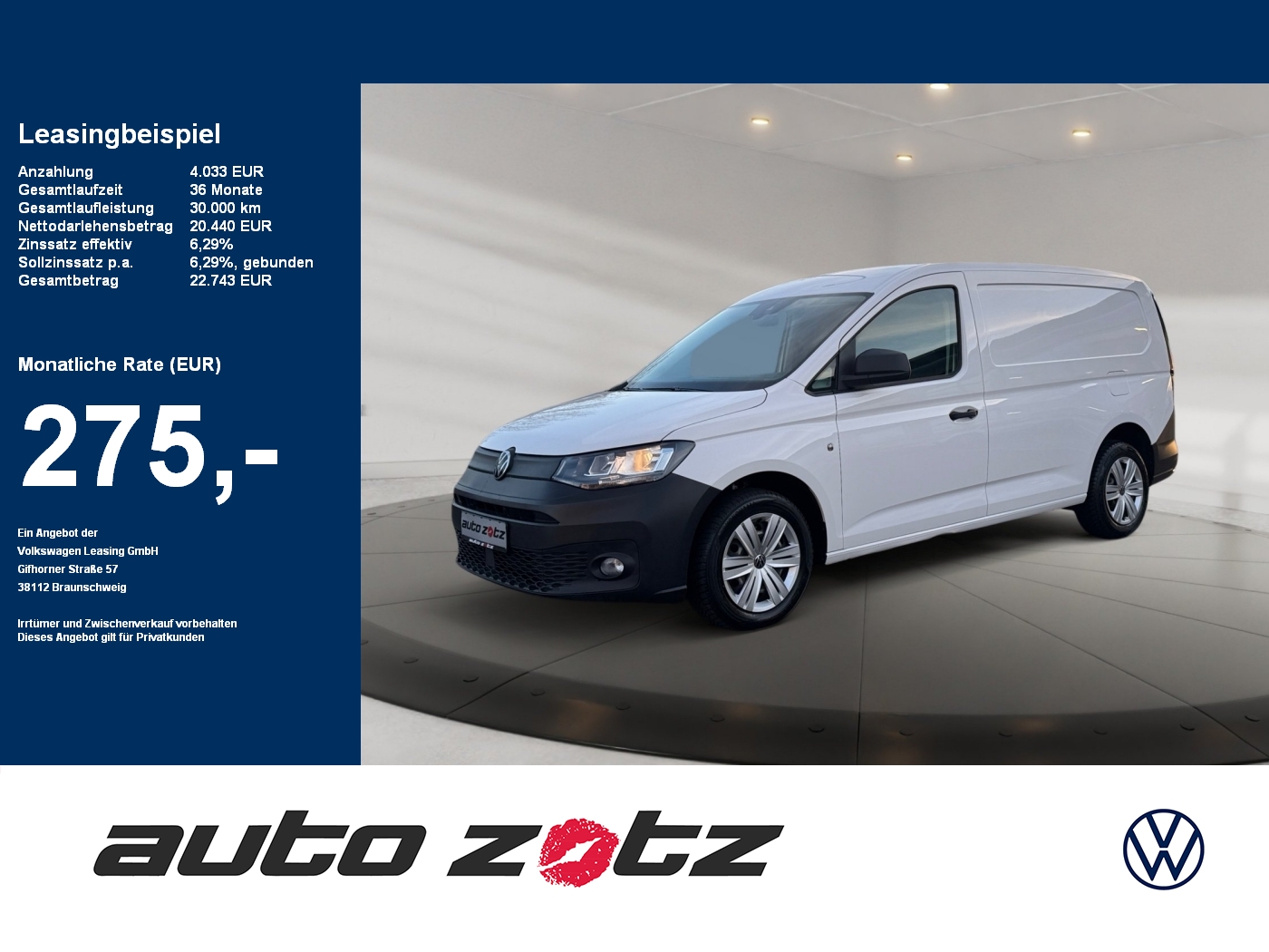 Caddy Maxi Cargo 2.0TDI EcoProfi DSG Kam.,PDC