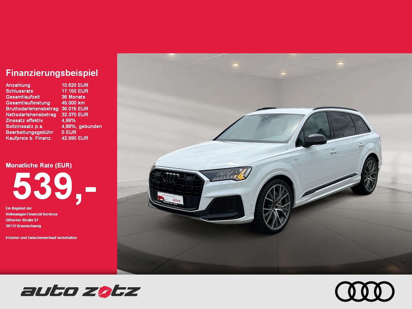 Q7 S line 55 TFSI e quattro tiptronic ,Luft,PDC