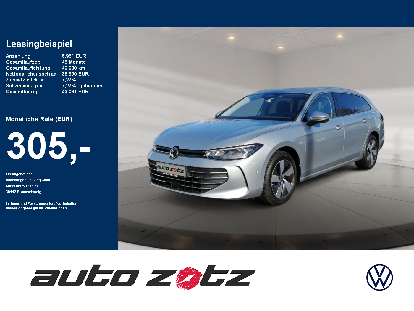 Passat Variant 2.0TDI Business DSG IQ.Drive 360