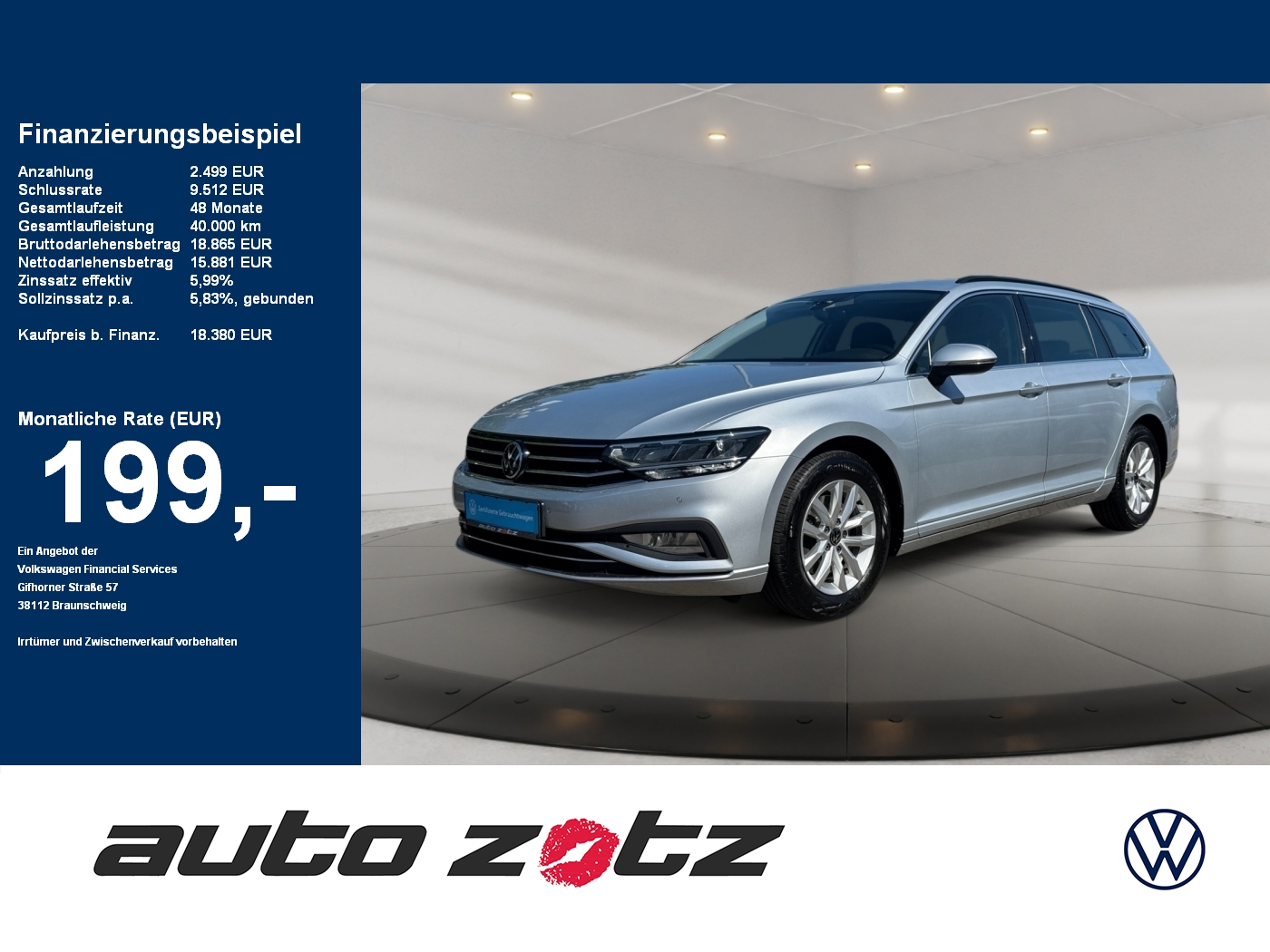 Passat Variant 2.0 TDI DSG