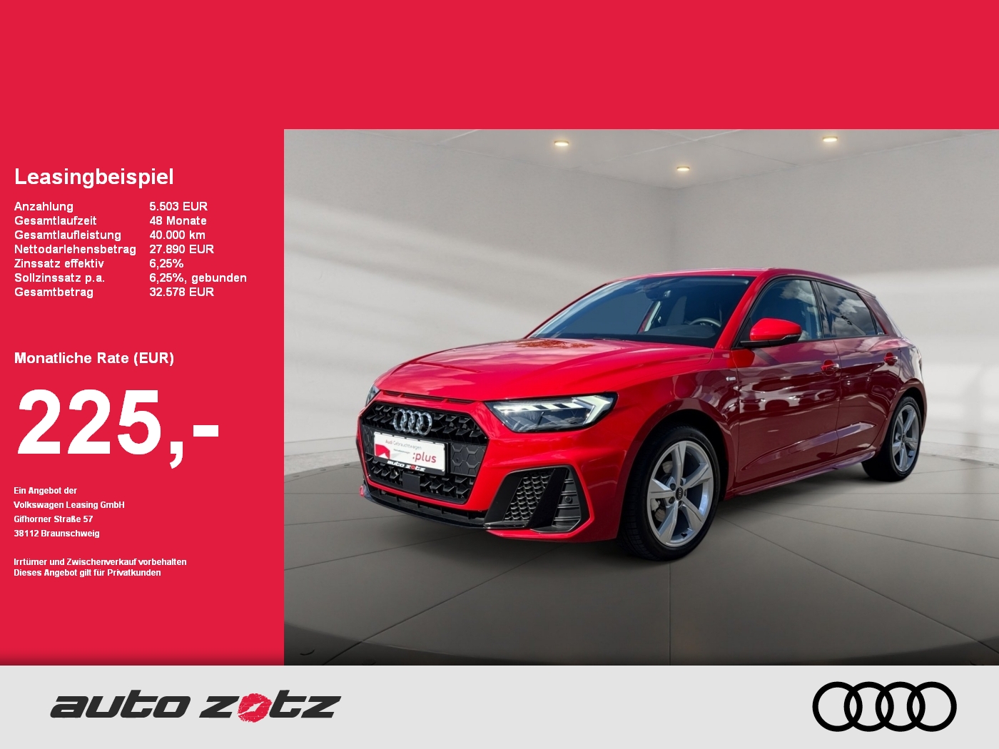 A1 Sportback S line 35 TFSI 110(150)  S tronic