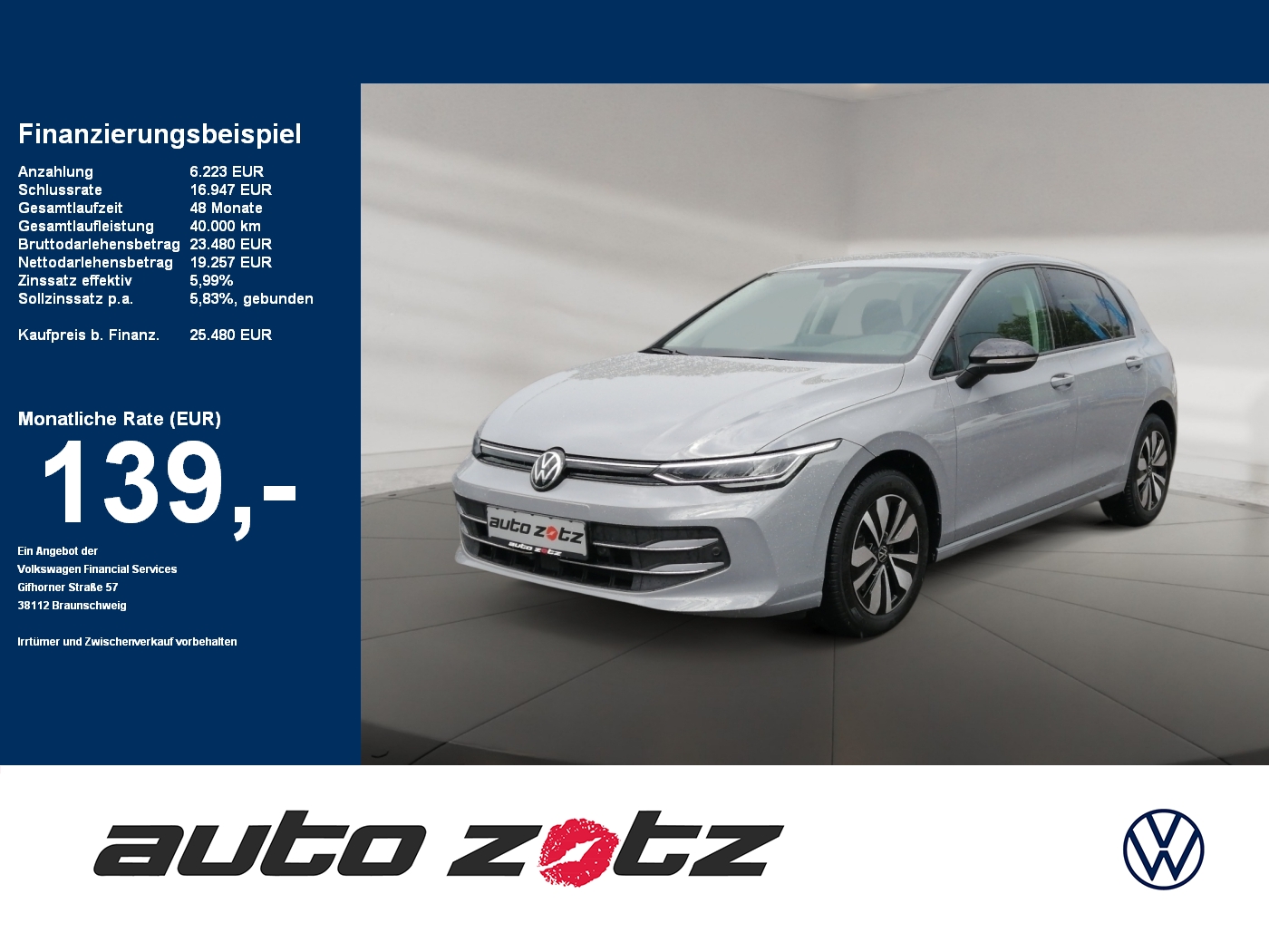 Golf VIII 2.0TDI GOAL ,Virtual,PDC,ACC,LED,SHZ