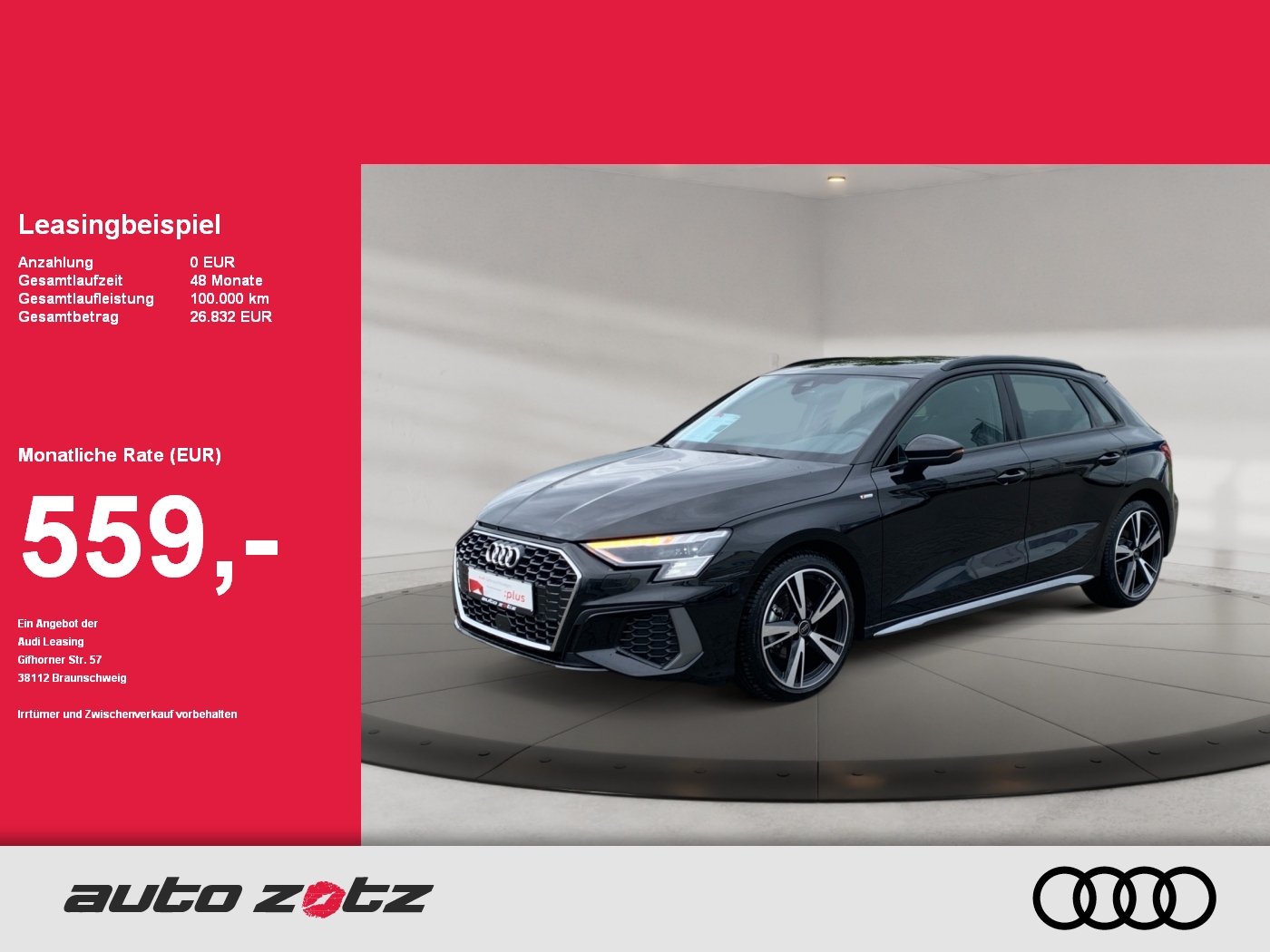 A3 Sportback S line S line 35 TDI 110(150)  S tronic