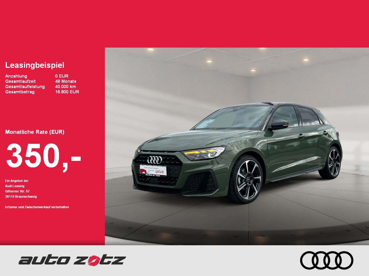 A1 Sportback S line 30 TFSI ,PDC SHZ LED